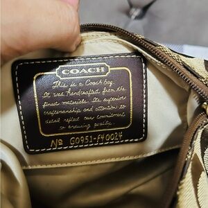 Coach Men's Bag in Tan and Brown